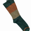 Chunky Rib Merino Wool Socks - Green