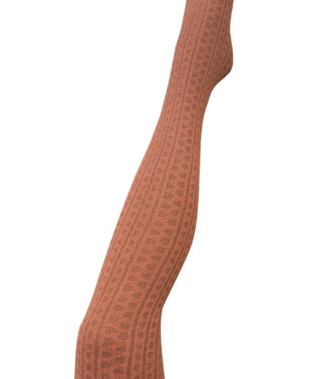 Haptic Organic Cotton Tights - Terracotta