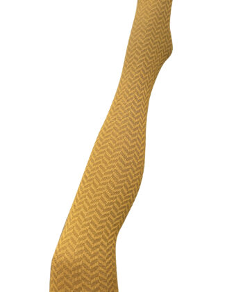 Mustard merino wool tights