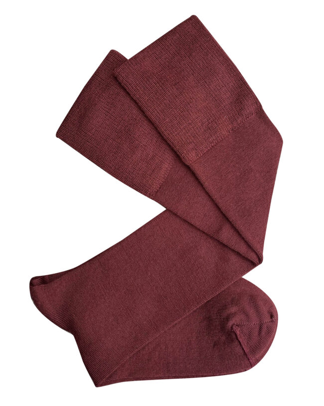 T13 'Element Burgundy' Merino Wool Socks