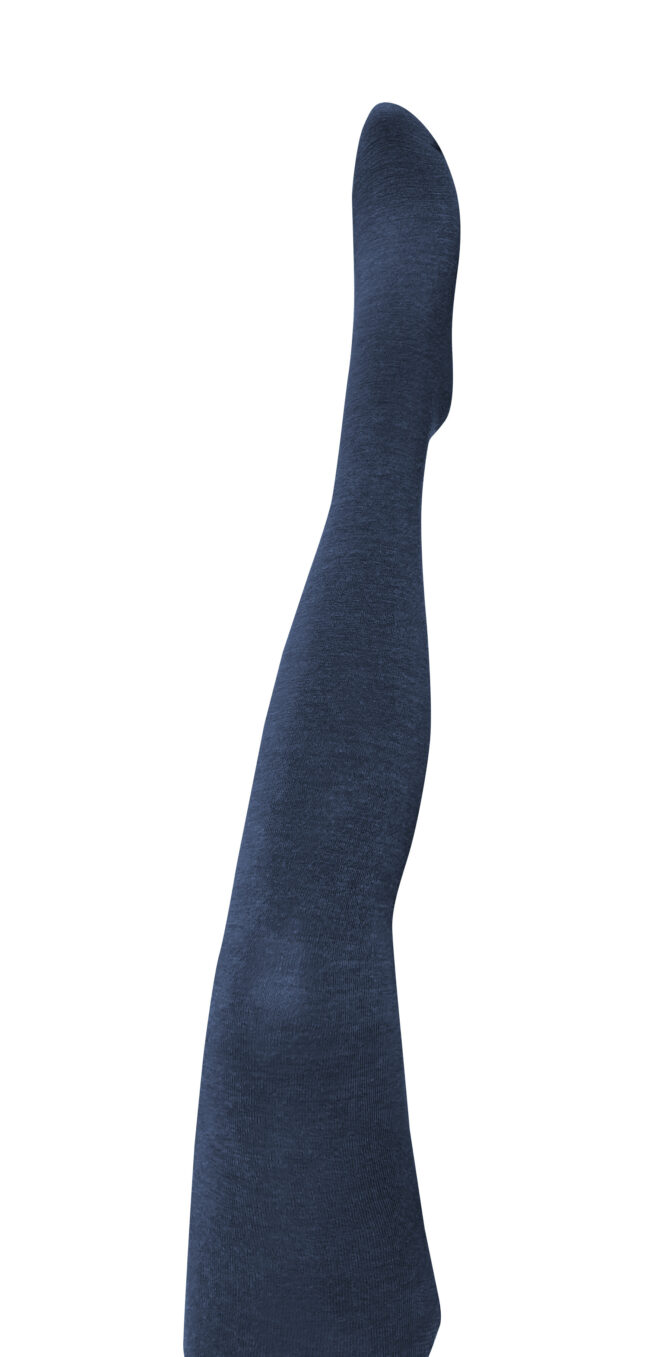 T06 - 'Luxe Navy' Merino Wool Tights