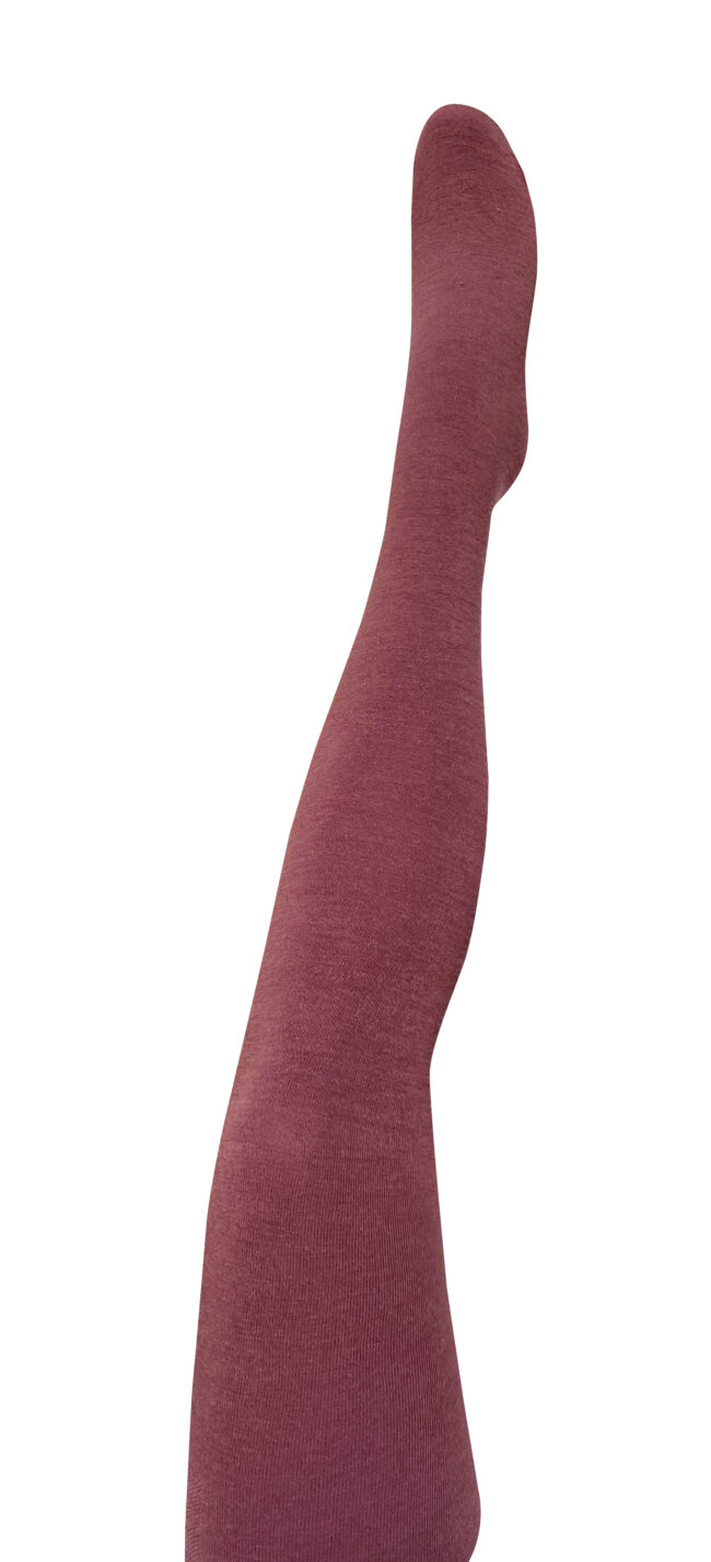 T06 - 'Luxe Wine' Merino Wool Tights