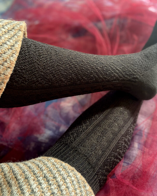 T15 'Vintage Chocolate' Merino Wool Socks - Image 2