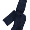 Vintage Long Merino Wool Socks - Midnight