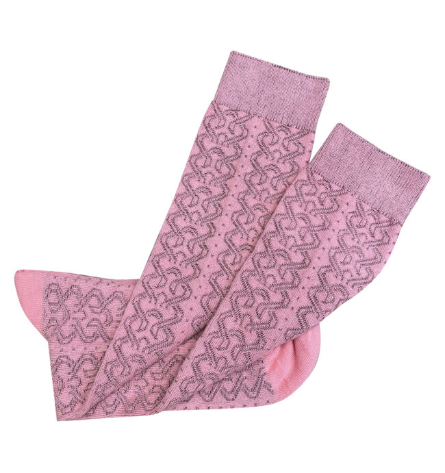 T14 'Ornella Coral' Cotton Socks