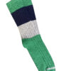 Chunky Rib Merino Wool Socks - Lark Green
