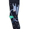 Sloth Cotton Socks - Black