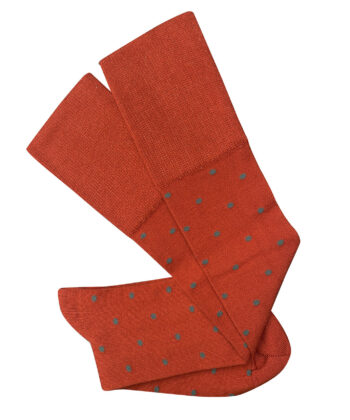 T14 'Dotty Paprika' Cotton Socks