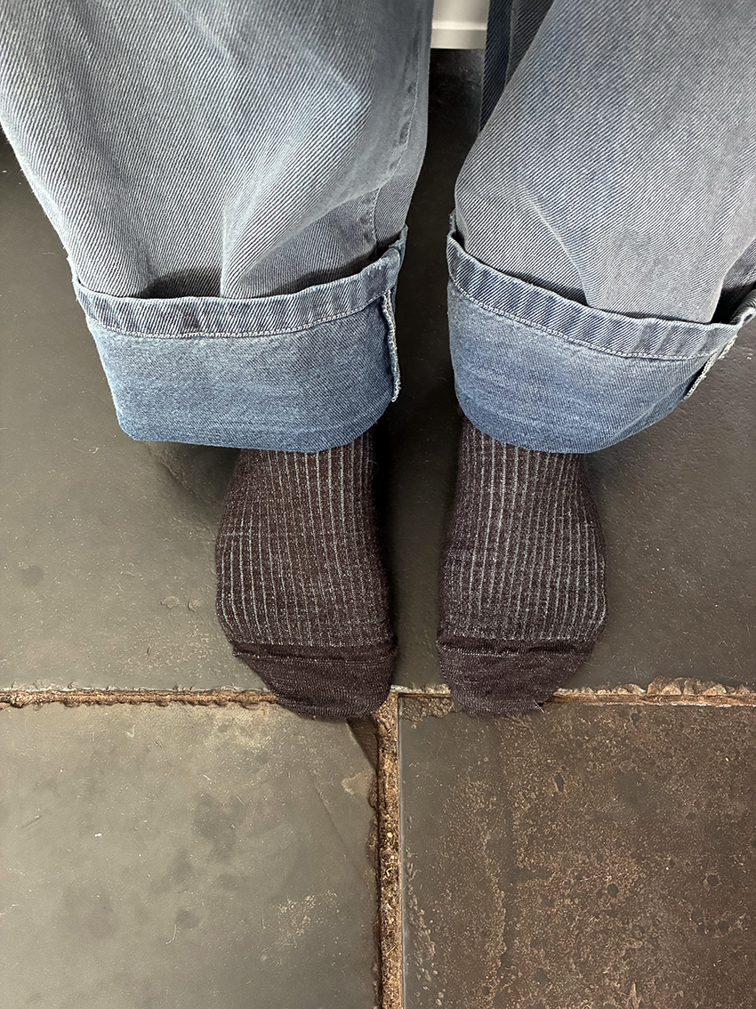 Sartorial Merino Wool Socks - Chocolate - Image 4