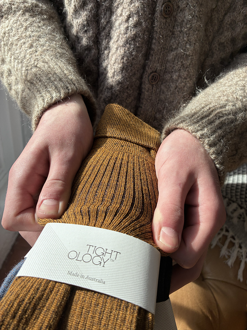 Sartorial Merino Wool Socks - Mustard - Image 2