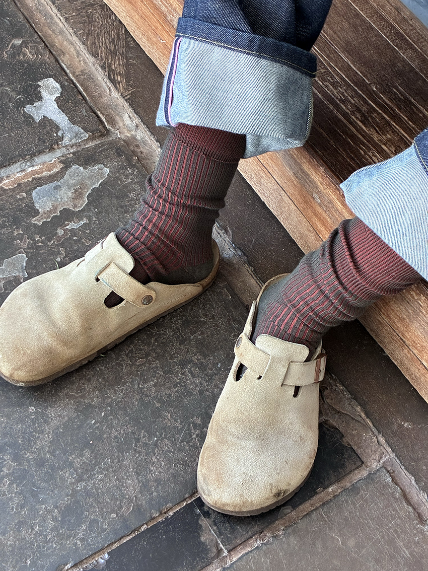 Sartorial Merino Wool Socks - Olive - Image 4