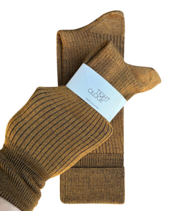Sartorial Merino Wool Socks - Mustard