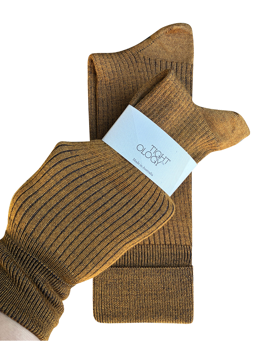 Sartorial Merino Wool Socks - Mustard
