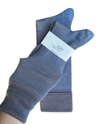 Sartorial Merino Wool Socks - Slate Blue