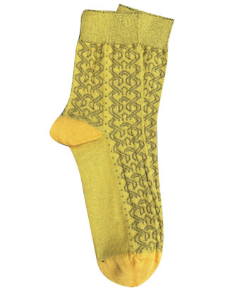 Ornella Cotton Socks - Lemon