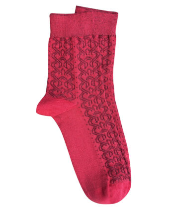 Ornella Cotton Socks - Red
