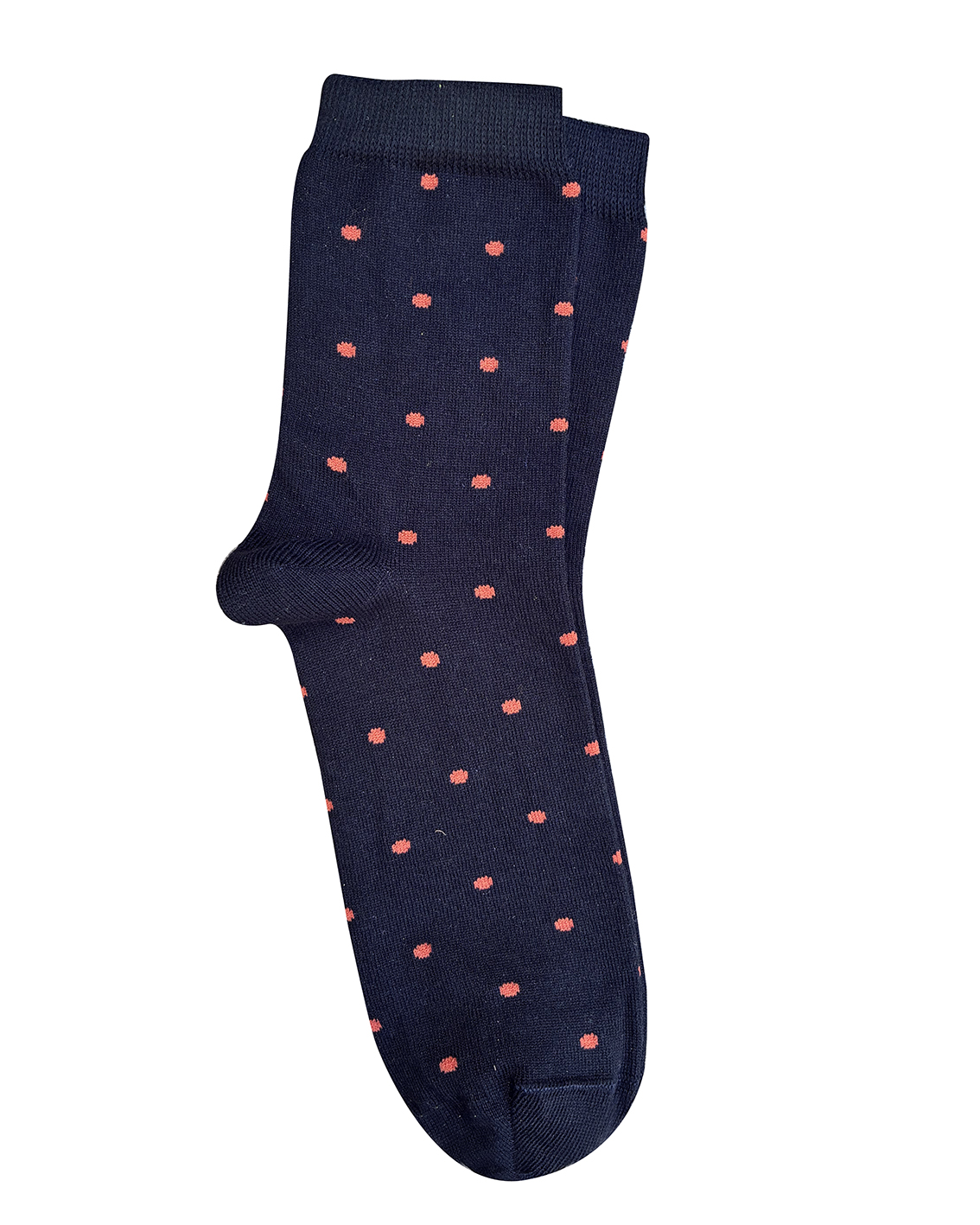 Spotty Cotton Socks - Black